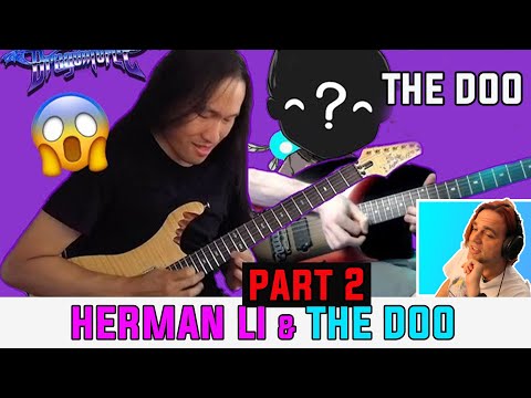 Guitar Teacher React to DragonForce - Herman Li with The Dooo // Play Ascend & Chat Reaction /Part 2