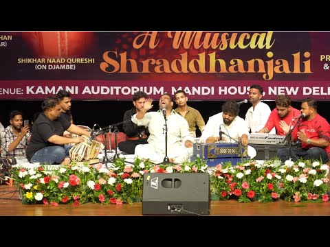 MASTER SALEEM SHRADDHANJALI TO LATE SHRI MASTER KALU RAM JI | 3rd BARSI | KAMANI AUDITORIUM