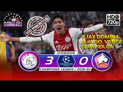 UEFA CHAMPIONS LEAGUE 2019-2020 | Ajax 3 x 0 Lillie | HD