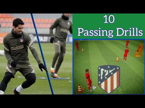 Top 10 Atletico Madrid Passing Drills-Diego Simeone
