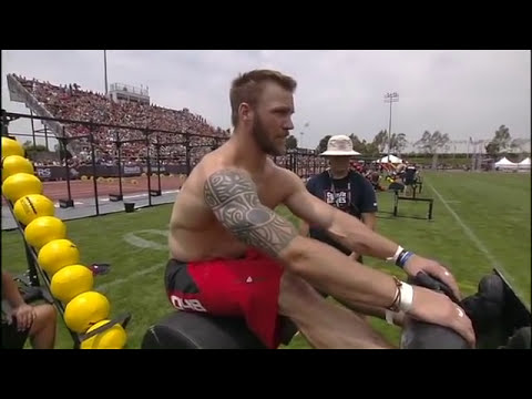2012 CrossFit Games - Ball Toss/Track Triplet: Men, Heat 2