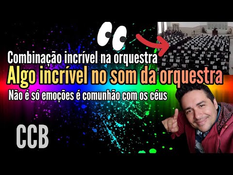 SOM RARO NA ORQUESTRA (CCB) TOCANDO hino 416.