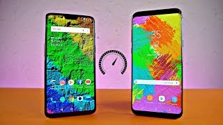 OnePlus 6 vs Samsung Galaxy S8 Plus - Speed Test!