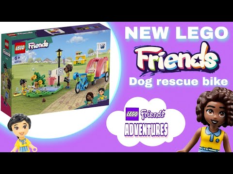 LEGO friends - The next chapter | Dog rescue bike 🐶 🚲| Speed build review| Lego Friends Adventures 💕