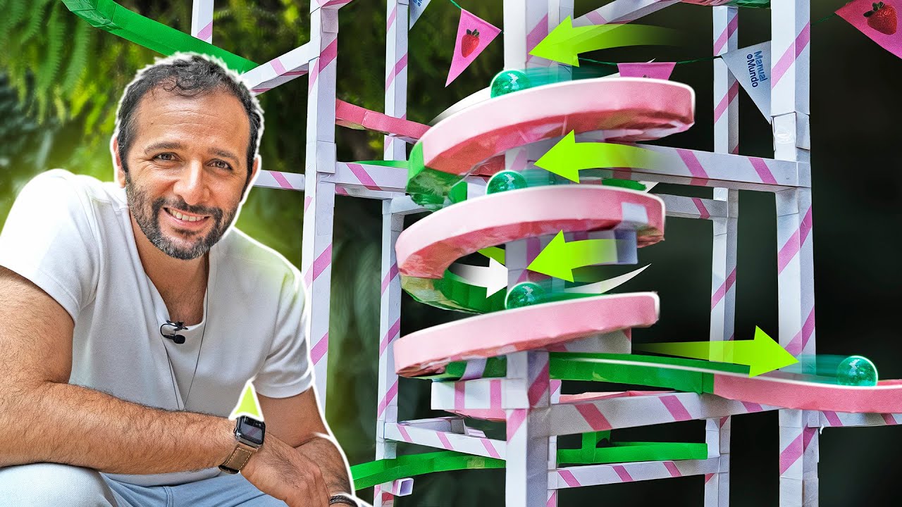 MONTANHA-RUSSA de PAPEL: FAÇA em CASA!!!