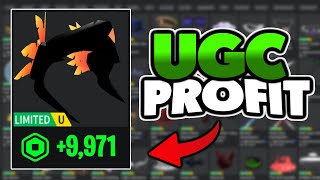 How To Sell AND Make PROFIT with UGC LIMITEDS! (I MADE 10K+)