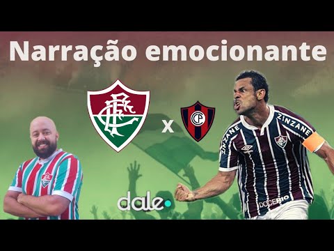 NARRAÇÃO EMOCIONANTE DE FLUMINENSE 1x0 CERRO - GOL DO FRED