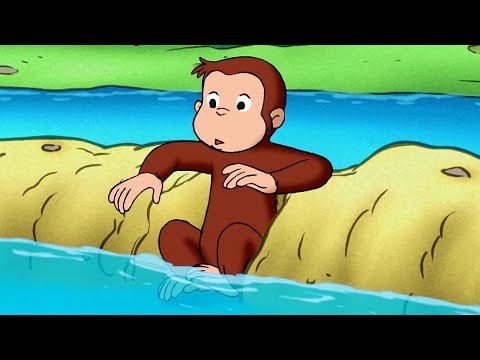 Nicke Nyfiken 🐵 Liten fisk i Liten Damm 🐵 Tecknad Film för Barn 🐵 Helt Avsnitt