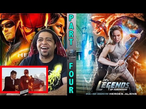 LEGENDS OF TOMORROW | SEASON 2 EPISODE 7 | CW CROSSOVER (PART 4) - REACTION & REVIEW (THANK U CW!!)