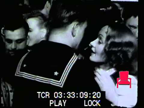 Olivia DeHavilland at the Hollywood Canteen