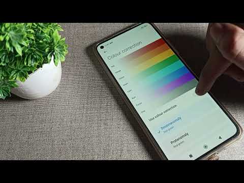 Colour Correction on in Mi 10t phone, how to on and use colour correction