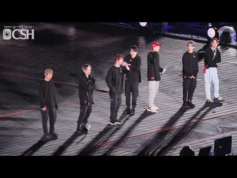 191026 '잘 지냅니다 Seoul Concert Ending Ment' 방탄소년단 BTS 직캠 Fancam