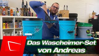 Unser Wascheimer-Set für die die Fahrzeugpflege - Andreas persönliches Waschsetup