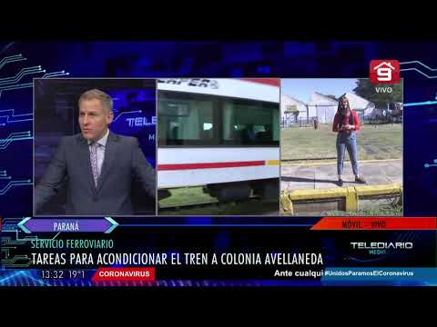 Ultiman detalles para reanudar el tren de Paraná-Colonia Avellaneda