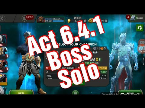 How to esly Beat Act 6.4.1  iceman boss marval Contest Of Champion's
