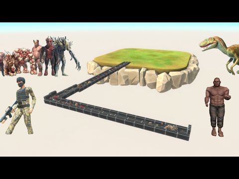 Death run map all units ARBS ► Animal Revolt Battle Simulator
