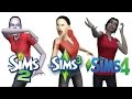 Sims 2 Vs Sims 3 Vs Sims 4 Vampires Part 2