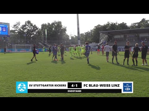 Jubiläumsturnier 125 Jahre Stuttgarter Kickers: Stuttgarter Kickers vs. FC Blau-Weiß Linz Re-Live