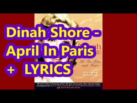 April In Paris - Dinah Shore