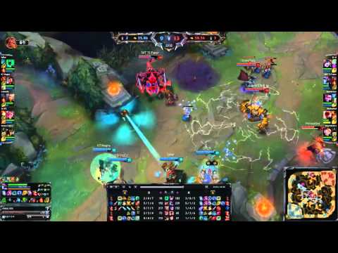 SKT T1 Faker Cho'Gath vs Cassiopeia Mid   Highlights Feb 27, 2015
