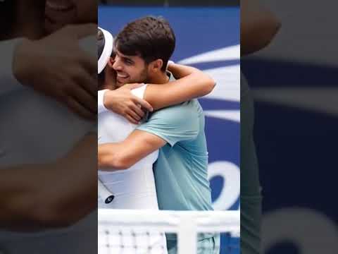 EMMA RADUCANU AND CARLORS ALCARAZ KISSING ON COURT!?🔥❤️🥹