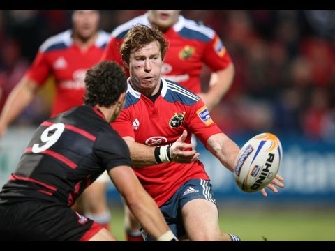 Cathal Sheridan Yellow Card Benetton Treviso v Munster 20th Sept 2013