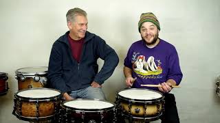 Video thumbnail for Tama Warlord Snare Drum Discussion and Demo! by Cousins on Drums!