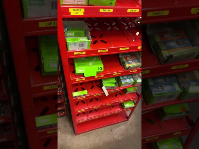 1289979 Shelf and wall rack with assortment compartment, incl. contents