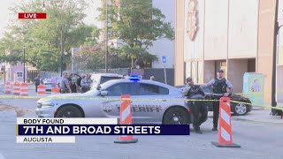Body discovered in downtown Augusta, RCSO investigators on scene