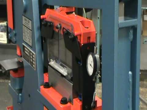 Scotchman 50-ton ironworker Series Electric Stroke Control - USA Made