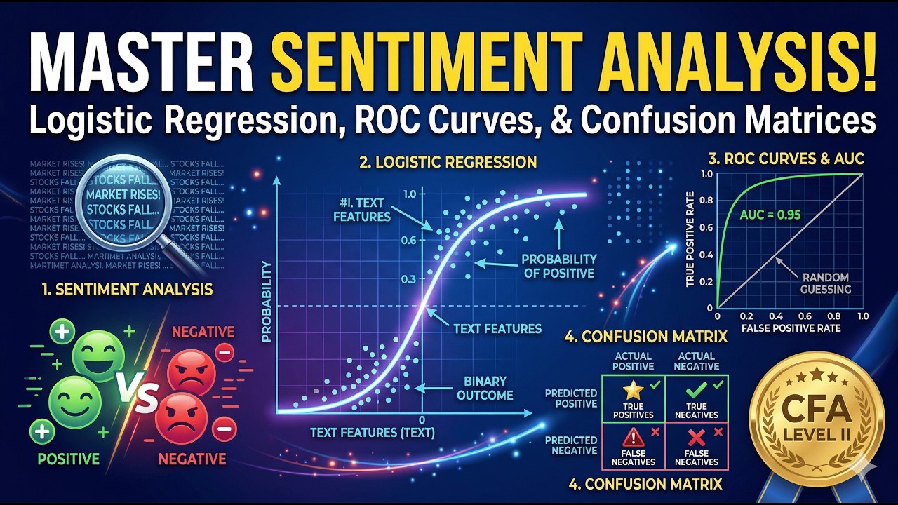 Sentiment Analysis with Logistic Regression, ROC Curves, and Confusion Matrices