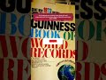 The Guinness Book of World Records was created to settle bar arguments