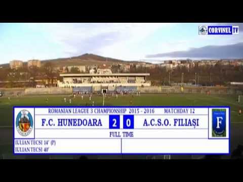 F.C. HUNEDOARA - A.C.S.O. FILIAŞI  (2:0)  14.11.2015