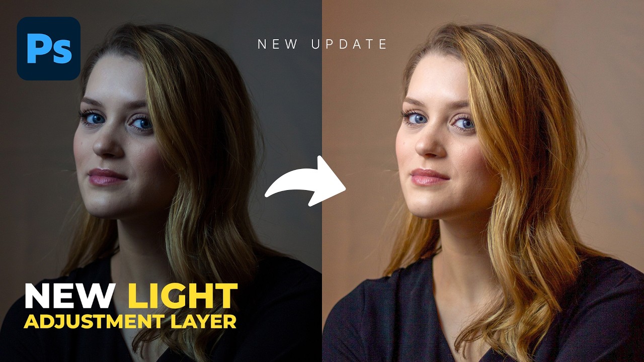 New Light Adjustment Layer in Photoshop