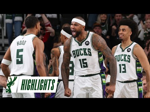 Highlights: Bucks 126 - Rockets 106 | DeMarcus Cousins & Wesley Matthews Go Off | 12.22.21