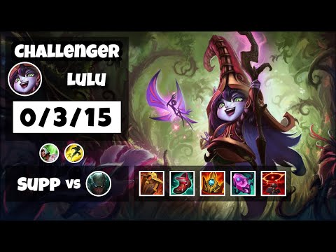 Lulu Support 11.11 Challenger Gameplay Replay - S11 (0/3/15) - EU