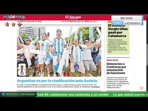 Emisión en directo de Radio Inforama - CATAMARCA A DIARIO