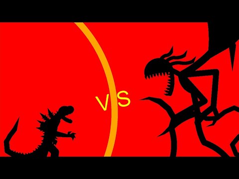 Godzilla Vs The Devil (Stick Nodes And Kinemaster)