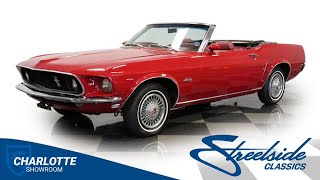 Video Thumbnail for 1969 Ford Mustang Convertible