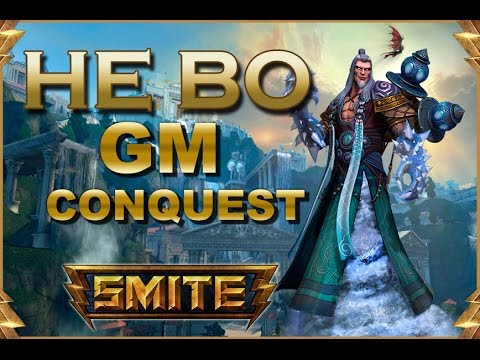 SMITE! He Bo, Desde duel hasta la midlane xD! GM Conquest #16