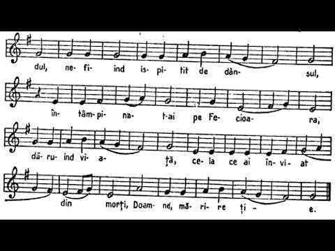 Glasul VI - Troparul (de Dimitrie Cunțanu)