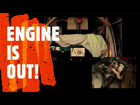 Engine out - Pontiac Fiero GT Turbo 3800 (L32 / L67) engine rebuild