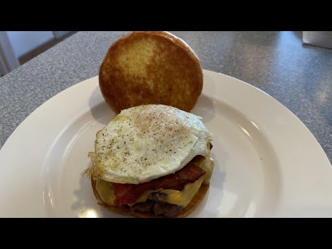 Fried Egg Burger - Easy Fast Recipe