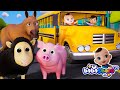 The Wheels On The Bus Animal Sounds Version Fun Kids Song By BabaSharo TV