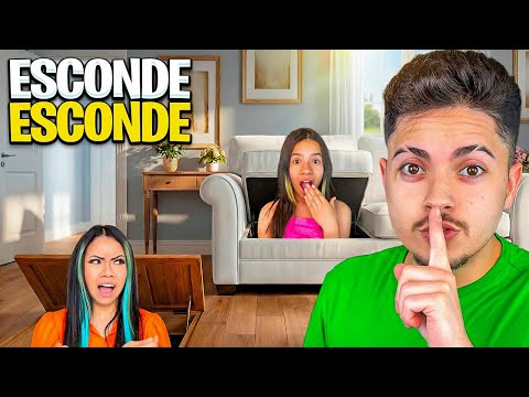 A CASA NOVA TEM LUGARES IMPOSSÍVEIS DE ACHAR 😳 ESCONDE-ESCONDE EXTREMO!!
