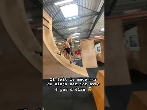 Mega mur 5m50 avec 6 pas d’élan ???? #ninja #ninjawarrior #megawalls #parkourvideos