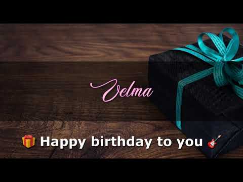 VELMA Angelclasico HAPPY BIRTHDAY