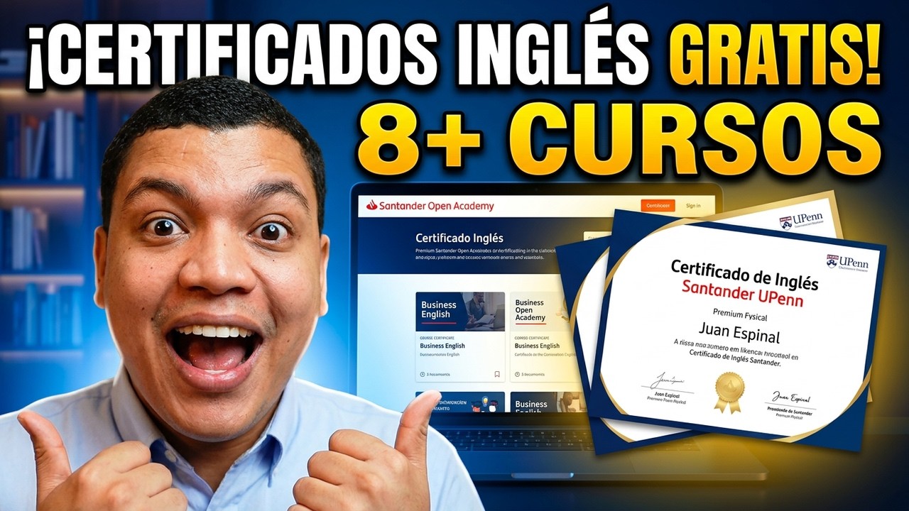 8 Cursos de INGLÉS de la U. Pennsylvania que valen 3.000$ (GRATIS + CERTIFICADO) 🇺🇸