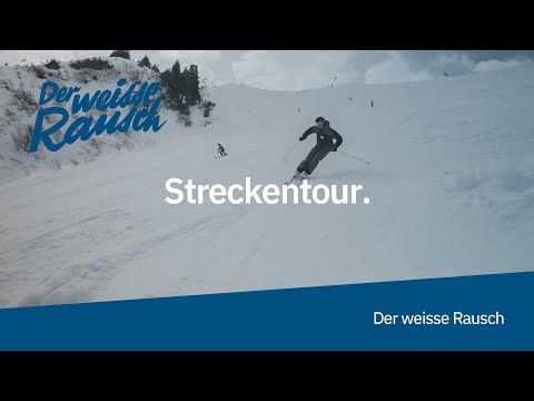 "Der weisse Rausch" - die Strecke des legendären Skirennens in St. Anton am Arlberg