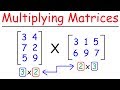 How To Multiply Matrices - Quick & Easy!